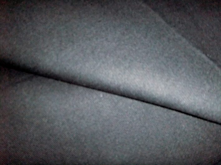 100%gabardine de coton noir profond 1x1.55m(BA198)