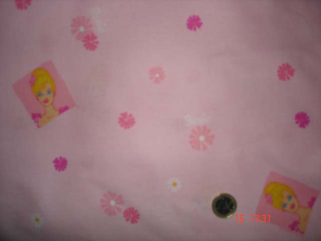 100%coton Barbie/rose pastel 3x1.5m(G297)