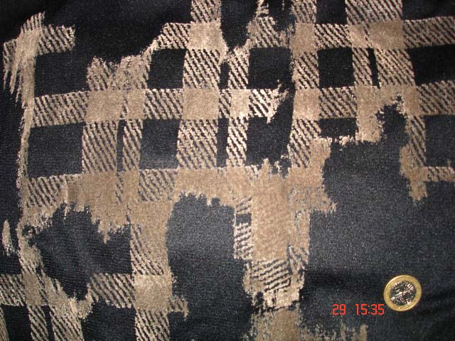 Tulle d'habillement brun/noir vendu au m(K217)