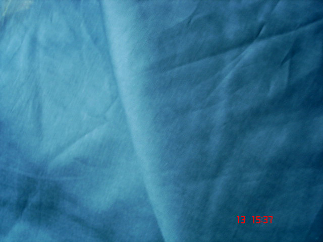 voile de coton bleu/gris 1.25x1.5m(BA130)