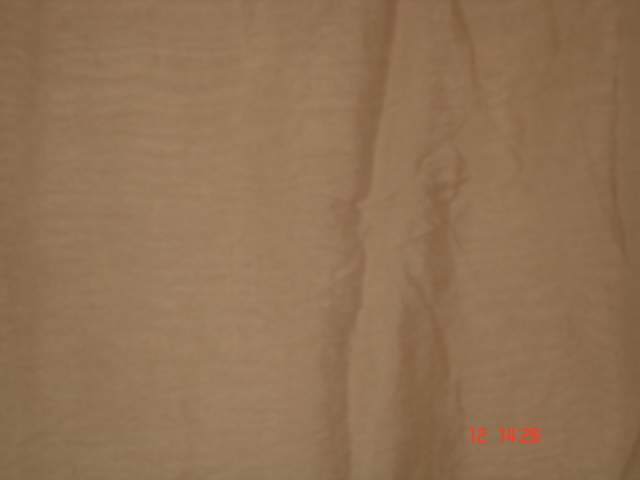 Tissu coton/voilage chocolat 4.60x1.50m (v397)