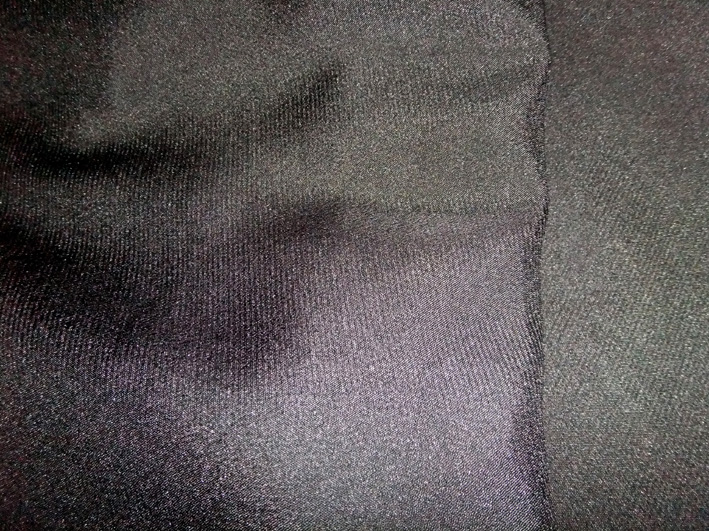 Voile de coton mélangé noir 2.15x1.35m(BA570)