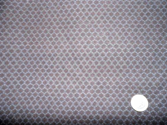 Coton élasthane motif/chocolat 3.4x1.45m(OP138)