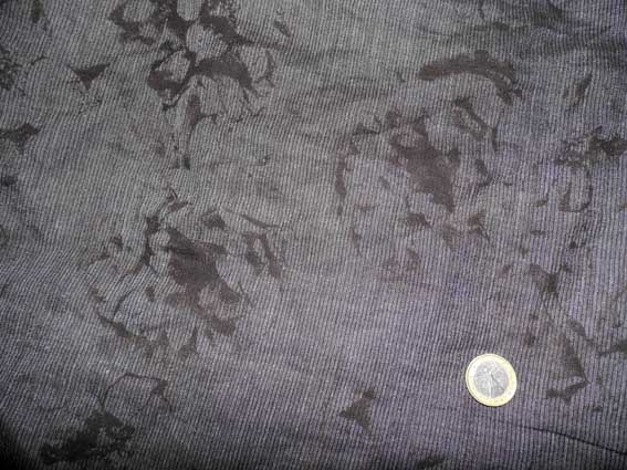 Polyester/coton fleuris/noir clair 1.3x1.5m(Op401)