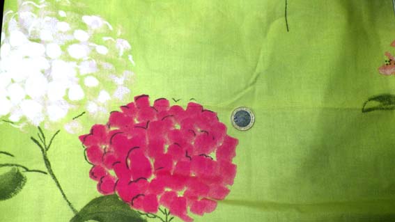 Coton fleuri/vert 1.9x2.6m(mp428)