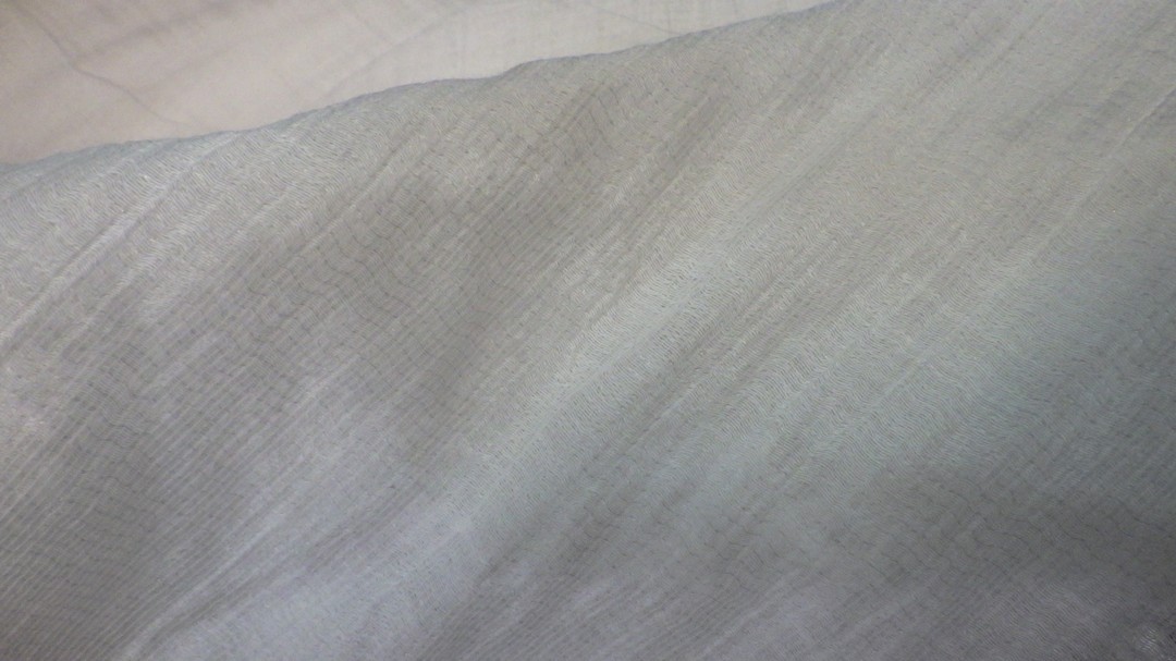 Coton effet froissé blanc vendu au m(VP1016)